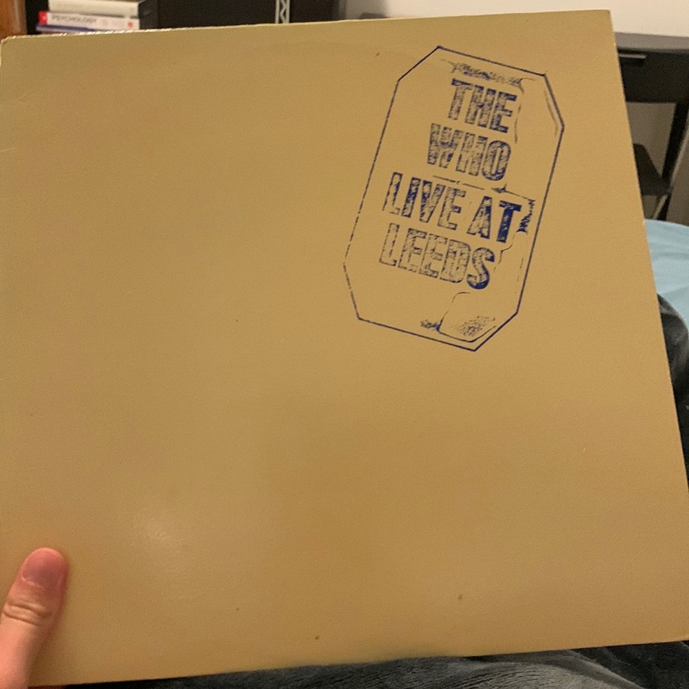 The who live at Leeds vinyl album